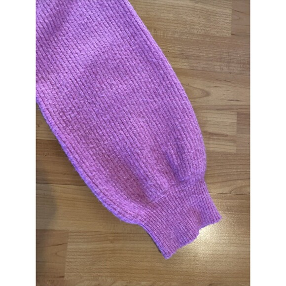 J Crew Pink Size XL Extra Soft Puff Long Sleeve Pullover Sweater Women's - Picture 8 of 12